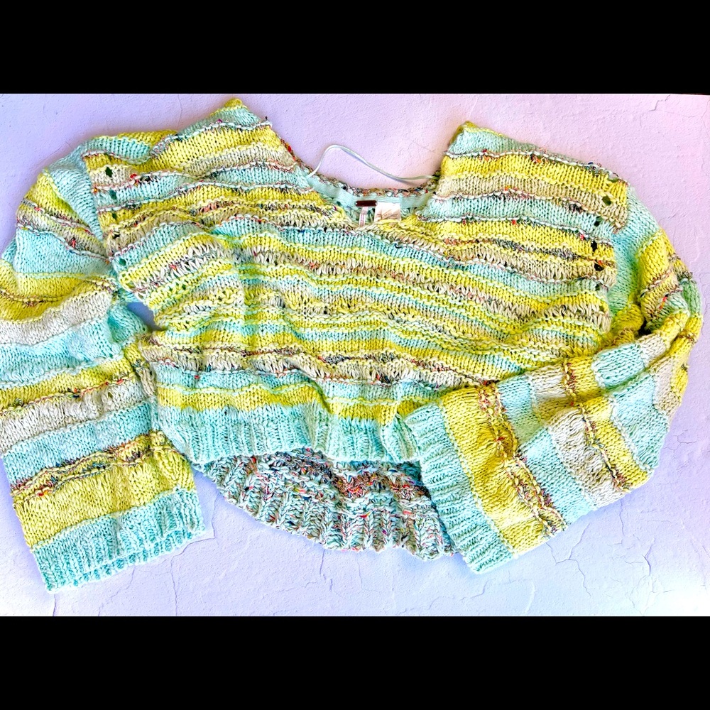 Free People, off the shoulder knit sweater, XLarge, Pullover